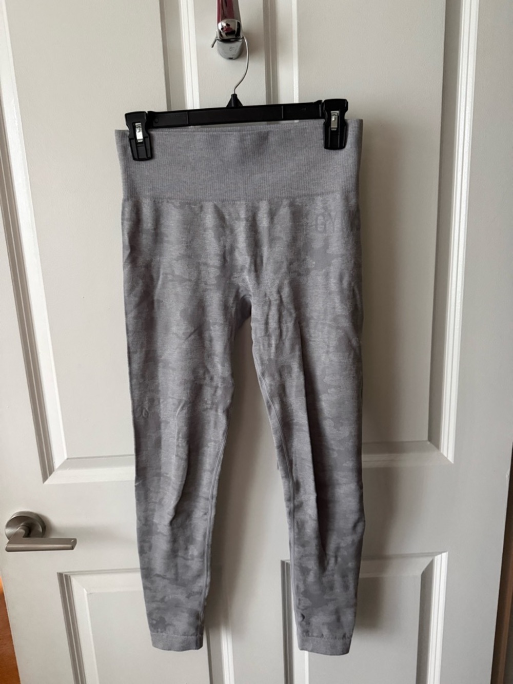 Gymshark Gray Camo Seamless Leggings